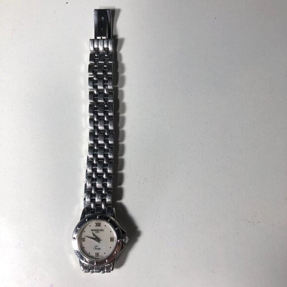 Raymond Weil Women's Watch Silver Toned Quartz 25MM Steel Tango Pearl Wrist - Picture 5 of 13